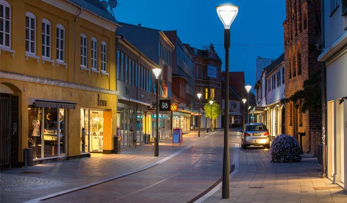 Centro urbano de Næstved, Dinamarca