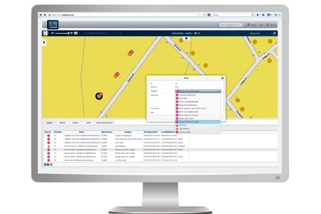 La imagen muestra cómo funciona CityTouch LightWave