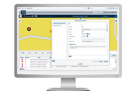 La imagen muestra cómo funciona CityTouch LightPoint