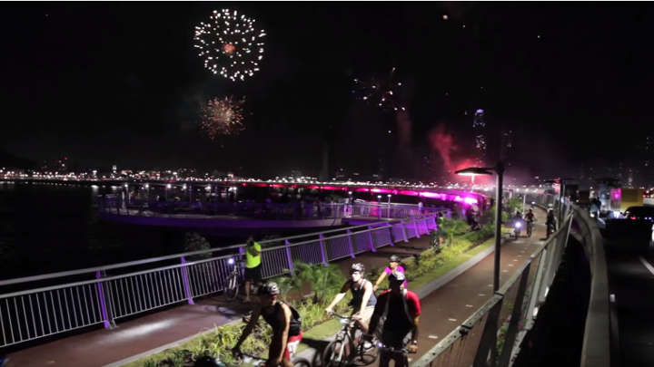 Iluminación LED Tramo Marítimo Cinta Costera, Panamá